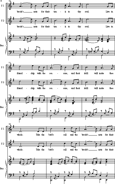 A page from Live In Friendship